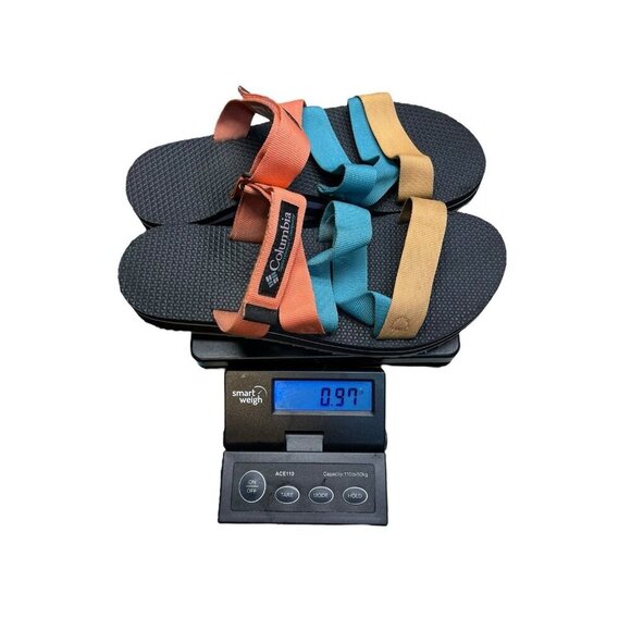 Columbia Alava Slide Sandal Multicolored Lychee/Pacific Rim Women’s Size 10 - Picture 6 of 6